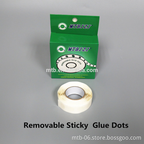 Clear Removable Glue Dots Fix Lcd Video Brochure Card